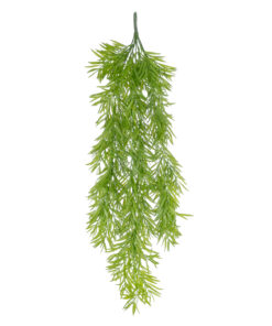 GloboStar® Artificial Garden HANGING BARLEY 20857 Τεχνητό Διακοσμητικό Κρεμαστό Φυτό Κριθάρι Μ26 x Π15 x Υ81cm