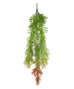 GloboStar® Artificial Garden HANGING BARLEY 20858 Τεχνητό Διακοσμητικό Κρεμαστό Φυτό Κριθάρι Μ26 x Π15 x Υ81cm