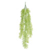 GloboStar® Artificial Garden HANGING BARLEY 20859 Τεχνητό Διακοσμητικό Κρεμαστό Φυτό Κριθάρι Μ26 x Π15 x Υ81cm