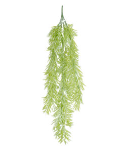 GloboStar® Artificial Garden HANGING BARLEY 20859 Τεχνητό Διακοσμητικό Κρεμαστό Φυτό Κριθάρι Μ26 x Π15 x Υ81cm