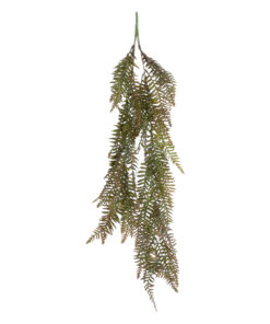 GloboStar® Artificial Garden HANGING FERN 20860 Τεχνητό Διακοσμητικό Κρεμαστό Φυτό Φτέρη Μ28 x Π15 x Υ90cm