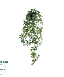 GloboStar® Artificial Garden HANGING DATURA 20865 Τεχνητό Κρεμαστό Διακοσμητικό Φυτό Δατούρα Φ26 x Y80cm