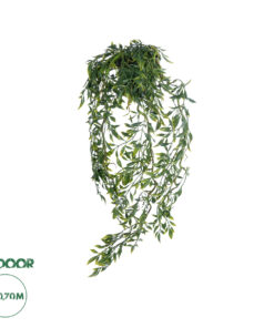 GloboStar® Artificial Garden HANGING GRAPE VINE 20867 Τεχνητό Κρεμαστό Διακοσμητικό Φυτό Αμπελιού Φ20 x Y70cm