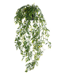 GloboStar® Artificial Garden HANGING NANDINA 20868 – Τεχνητό Κρεμαστό Διακοσμητικό Φυτό Ναντίνα Φ20 x Y60cm