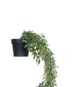GloboStar® Artificial Garden HANGING NANDINA 20868 – Τεχνητό Κρεμαστό Διακοσμητικό Φυτό Ναντίνα Φ20 x Y60cm