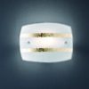 Φωτιστικό Τοίχου Trio Lighting   E27 Χρυσό Γυαλί    208700179