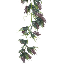 GloboStar® Artificial Garden HANGING BROWN PINE CONE 20870 – Τεχνητό Κρεμαστό Διακοσμητικό Φυτό Κουκουνάρι Φ15 x Y60cm