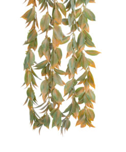 GloboStar® Artificial Garden HANGING POMELO LEAF 20871 – Τεχνητό Κρεμαστό Διακοσμητικό Φυτό Φύλλο Πομέλο Φ17 x Y50cm