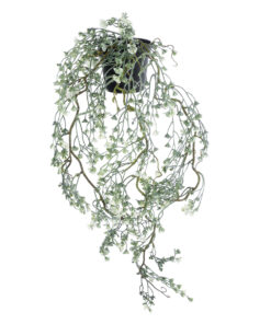 GloboStar® Artificial Garden HANGING DAFFODIL LEAF 20873 – Τεχνητό Κρεμαστό Διακοσμητικό Φυτό Φύλλο Νάρκισσου Φ25 x Y60cm