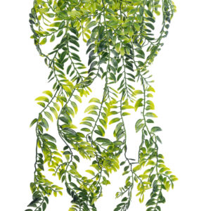 GloboStar® Artificial Garden HANGING FERN 20877 – Τεχνητό Κρεμαστό Διακοσμητικό Φυτό Φτέρη  Φ23 x Y70cm