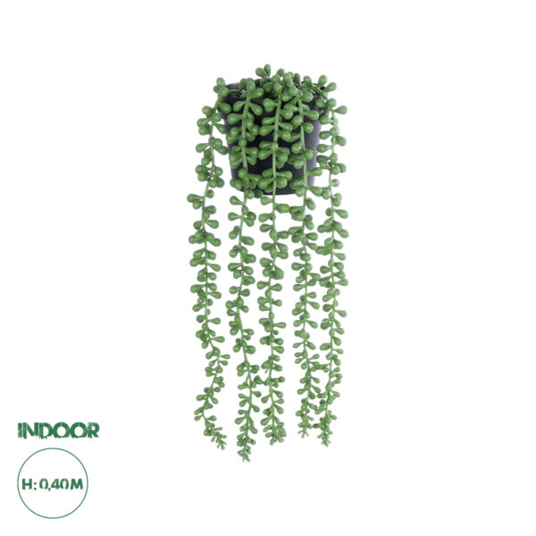 GloboStar® Artificial Garden HANGING LOVER’S TEARS 20878 – Τεχνητό Κρεμαστό Διακοσμητικό Φυτό Lover’s Tears Φ12 x Y40cm