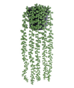 GloboStar® Artificial Garden HANGING LOVER’S TEARS 20878 – Τεχνητό Κρεμαστό Διακοσμητικό Φυτό Lover’s Tears Φ12 x Y40cm