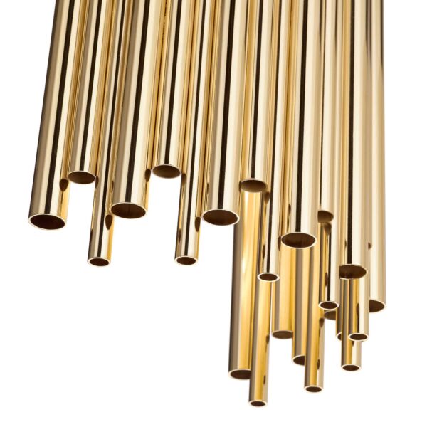 IDEAL LUX Επιτοίχιο Φωτιστικό PAN 2xE14 Χρυσού Χρώματος – 208794