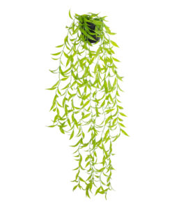 GloboStar® Artificial Garden HANGING CAMELIA LEAF 20879 – Τεχνητό Κρεμαστό Διακοσμητικό Φυτό Φύλλο Καμέλιας Φ31 x Y80cm