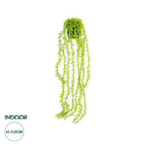 GloboStar® Artificial Garden HANGING MYRTLE 20881 – Τεχνητό Κρεμαστό Διακοσμητικό Φυτό Μυρτιά Φ21 x Y80cm