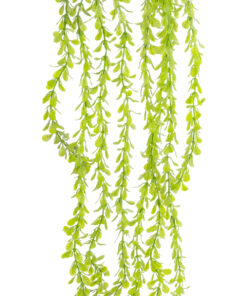 GloboStar® Artificial Garden HANGING MYRTLE 20881 – Τεχνητό Κρεμαστό Διακοσμητικό Φυτό Μυρτιά Φ21 x Y80cm