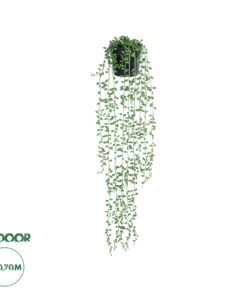 GloboStar® Artificial Garden HANGING LOVER’S TEARS 20882 – Τεχνητό Κρεμαστό Διακοσμητικό Φυτό Lover’s Tears Φ15 x Y70cm