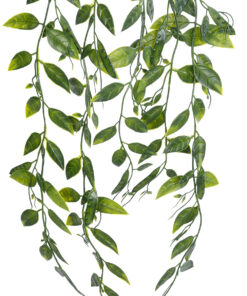 GloboStar® Artificial Garden HANGING DUTCH BEAN 20883 – Τεχνητό Κρεμαστό Διακοσμητικό Φυτό Ολλανδικό Φασόλι Φ28 x Y70cm