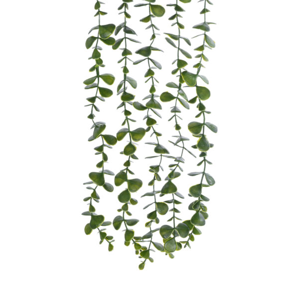 GloboStar® Artificial Garden HANGING EUCALYPTUS LEAF 20884 – Τεχνητό Κρεμαστό Διακοσμητικό Φυτό Φύλλα Ευκάλυπτου Φ17 x Y60cm
