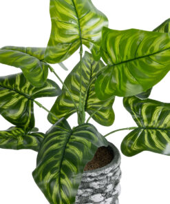 GloboStar® Artificial Garden PEACOCK 20888 Τεχνητό Διακοσμητικό Φυτό Παγώνι Φ38 x Υ33cm