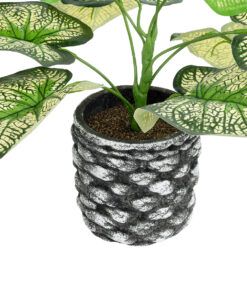 GloboStar® Artificial Garden CALADIUM 20889 Τεχνητό Διακοσμητικό Φυτό Τροπικό Φυτό Φ40 x Υ33cm