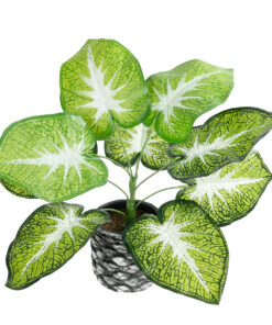 GloboStar® Artificial Garden CALADIUM 20890 Τεχνητό Διακοσμητικό Φυτό Τροπικό Φυτό Φ40 x Υ33cm
