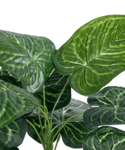 GloboStar® Artificial Garden ANTHURIUM 20892 Τεχνητό Διακοσμητικό Φυτό Ανθούριο Φ40 x Υ33cm