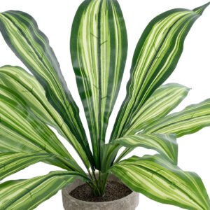 GloboStar® Artificial Garden  DRACAENA POTTED PLANT 20907 Διακοσμητικό Φυτό Δράκενα Φ40 x Υ33cm