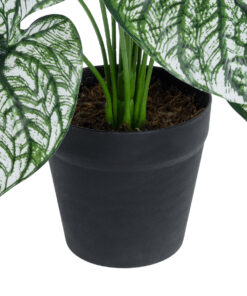 GloboStar® Artificial Garden CALADIUM 20908 Διακοσμητικό Φυτό Καλάδια Υ75cm