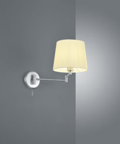 Φωτιστικό Τοίχου Trio Lighting E27 Νίκελ Ματ Μεταλλικό 209100107