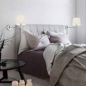 Φωτιστικό Τοίχου Trio Lighting   E27 Νίκελ Ματ Μεταλλικό    209100107