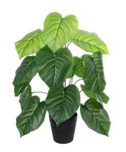 GloboStar® Artificial Garden PHILODENDRON PLANT 20910 Διακοσμητικό Φυτό Φυλλόδεντρο Φ70 x Υ75cm