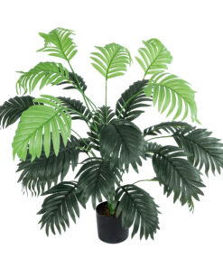 GloboStar® Artificial Garden CALADIUM PLANT 20915 Διακοσμητικό Φυτό Καλάντιουμ Φ90 x Υ80cm