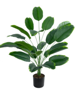 GloboStar® Artificial Garden YOUNG BANANA PLANT 20916 – Διακοσμητικό Φυτό Νεαρή Μπανανιά Φ82 x Υ80cm