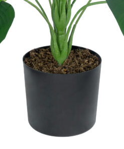 GloboStar® Artificial Garden YOUNG BANANA PLANT 20916 – Διακοσμητικό Φυτό Νεαρή Μπανανιά Φ82 x Υ80cm