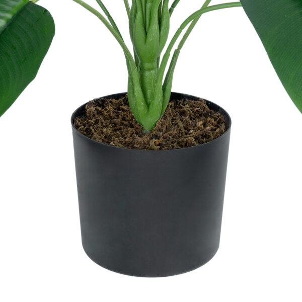GloboStar® Artificial Garden YOUNG BANANA PLANT 20916 – Διακοσμητικό Φυτό Νεαρή Μπανανιά Φ82 x Υ80cm