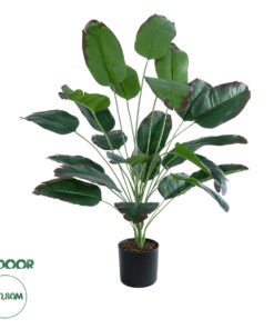 GloboStar® Artificial Garden OLD BANANA PLANT 20917 – Διακοσμητικό Φυτό Ώριμη Μπανανιά Φ90 x Υ80cm