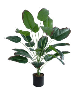 GloboStar® Artificial Garden OLD BANANA PLANT 20917 – Διακοσμητικό Φυτό Ώριμη Μπανανιά Φ90 x Υ80cm
