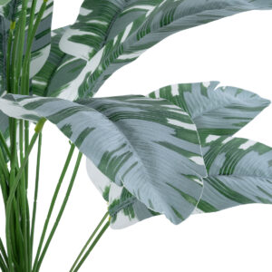 GloboStar® Artificial Garden BANANA ZEBRA PLANT 20919 – Διακοσμητικό Φυτό Μπανανιά Ζέβρα Φ78 x Υ80cm