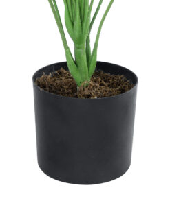 GloboStar® Artificial Garden BANANA ZEBRA PLANT 20919 – Διακοσμητικό Φυτό Μπανανιά Ζέβρα Φ78 x Υ80cm