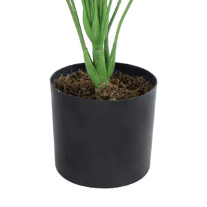 GloboStar® Artificial Garden BANANA ZEBRA PLANT 20919 – Διακοσμητικό Φυτό Μπανανιά Ζέβρα Φ78 x Υ80cm