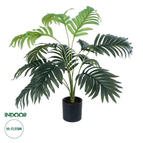 GloboStar® Artificial Garden ARECA PALM PLANT 20926 – Διακοσμητικό Φυτό Αρέκα Φ60 x Υ55cm