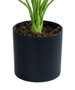 GloboStar® Artificial Garden BANANA PLANT ZEBRA 20929 – Διακοσμητικό Φυτό Μπανανιά Ζέβρα Φ70 x Υ55cm