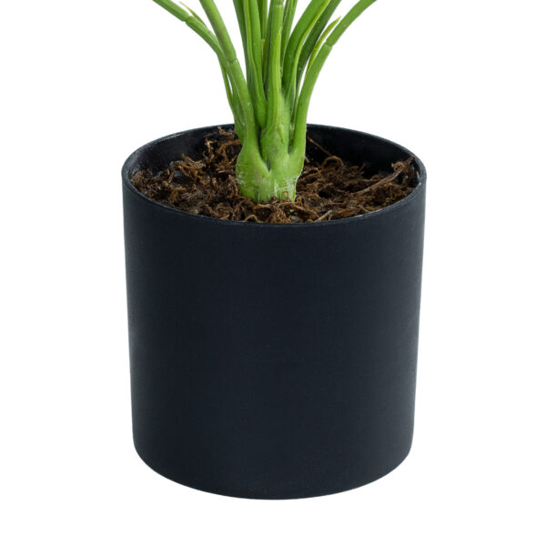 GloboStar® Artificial Garden BANANA PLANT ZEBRA 20929 – Διακοσμητικό Φυτό Μπανανιά Ζέβρα Φ70 x Υ55cm