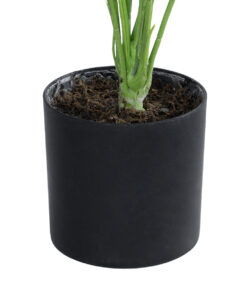 GloboStar® Artificial Garden BANANA PLANT ZEBRA 20930 – Διακοσμητικό Φυτό Μπανανιά Ζέβρα Φ70 x Υ55cm