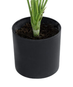 GloboStar® Artificial Garden WHITE HOSTA PLANT 20931 Διακοσμητικό Φυτό Λευκή Χόστα Φ60 x Υ55cm