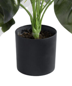 GloboStar® Artificial Garden ALBINO MONSTERA PLANT 20935 – Διακοσμητικό Φυτό Λευκή Μονστέρα Φ60 x Υ55cm