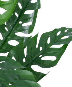 GloboStar® Artificial Garden MONSTERA PLANT 20937 – Διακοσμητικό Φυτό Μονστέρα Φ90 x Υ80cm