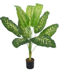 GloboStar® Artificial Garden CALATHEA PLANT 20940 Διακοσμητικό Φυτό Καλαθέα Φ80 x Υ90cm
