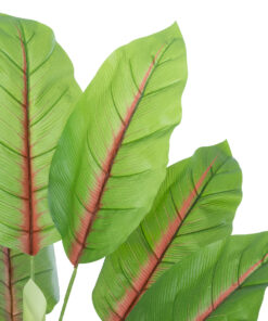 GloboStar® Artificial Garden BLOOD BANANA PLANT 20944 – Διακοσμητικό Φυτό Αιματόφυλλη Μπανανιά Φ70 x Υ90cm